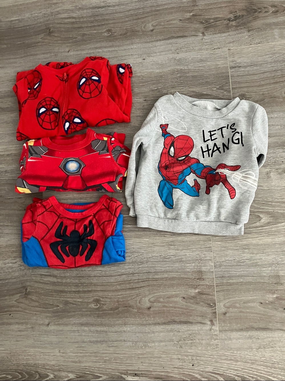 MARVEL Toddler Boys PJS  and  Sweatshirts Lot | 3T